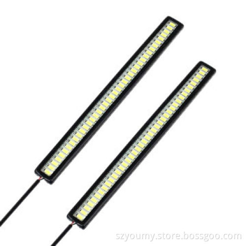 17cm Silver Shell Daytime Running light/100% Waterproof COB Day time Lights/LED Car DRL Driving Lamp